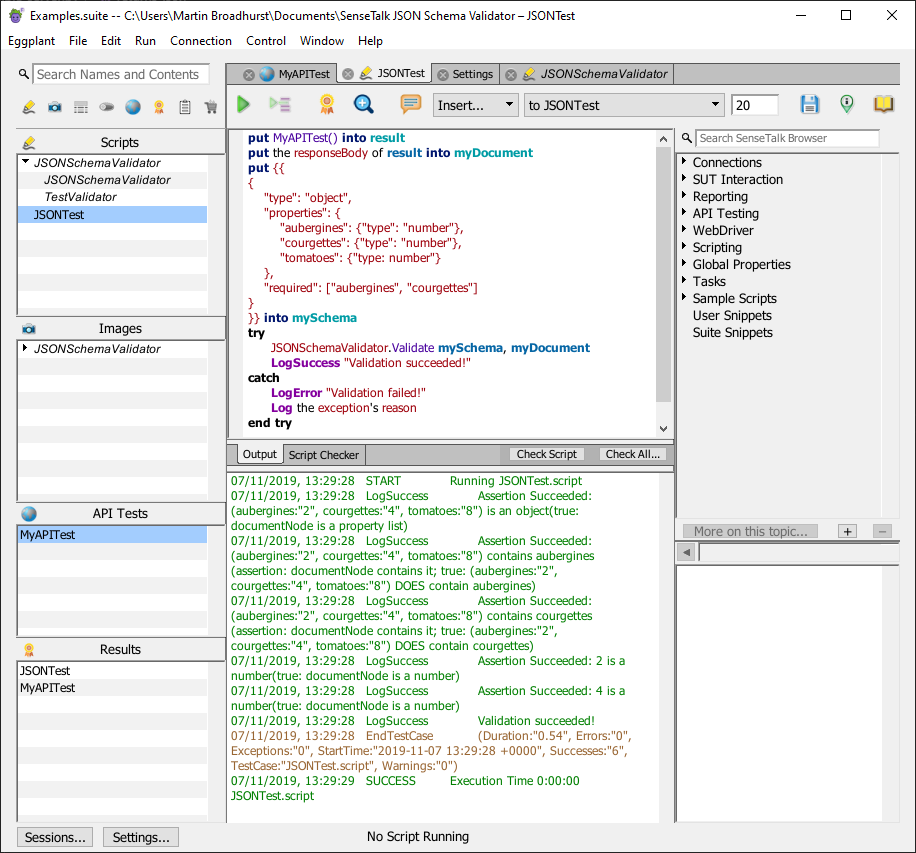 JSON Schema Validator Accelerator